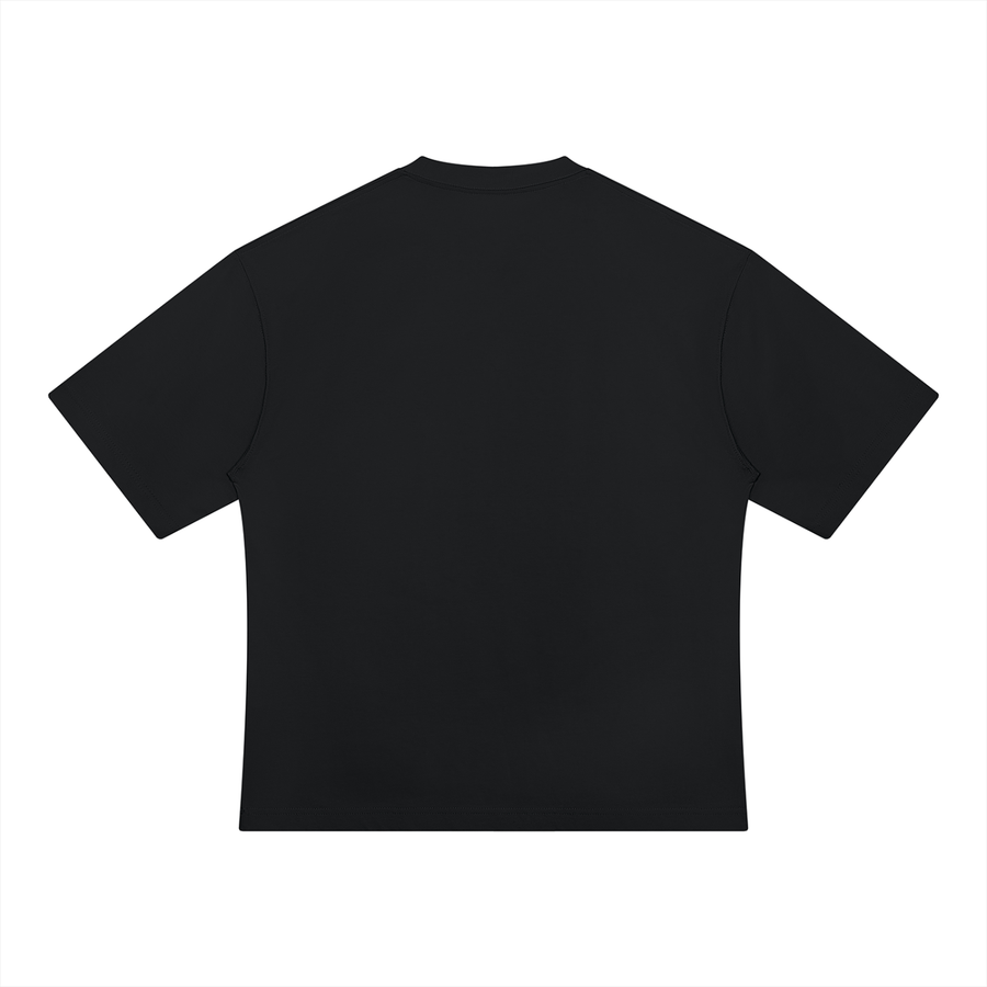 FOBO-Branded heavyweight oversized shirt