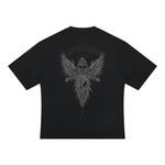 FOBO- heavyweight oversized angel tee